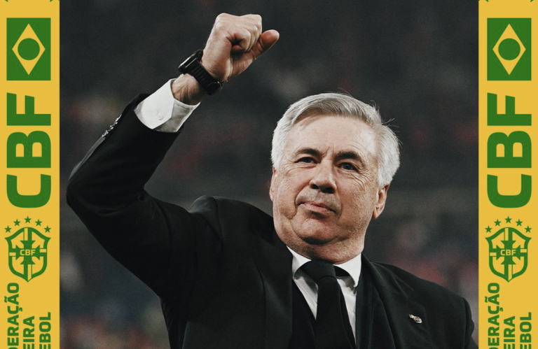Sorpresa mundial: Brasil anunció a Carlo Ancelotti como su nuevo DT